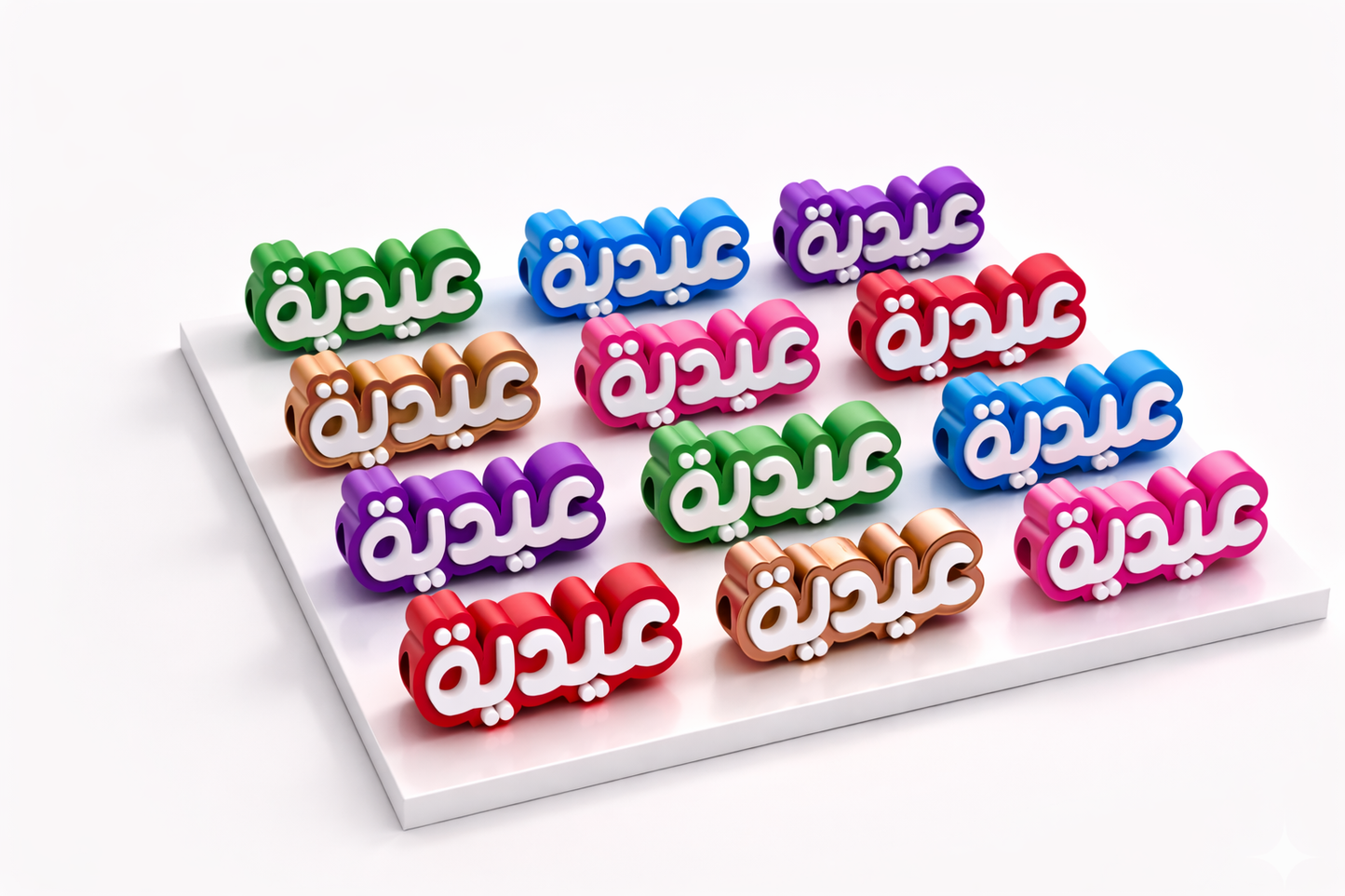 عيدية مكس الوان + القاعدة